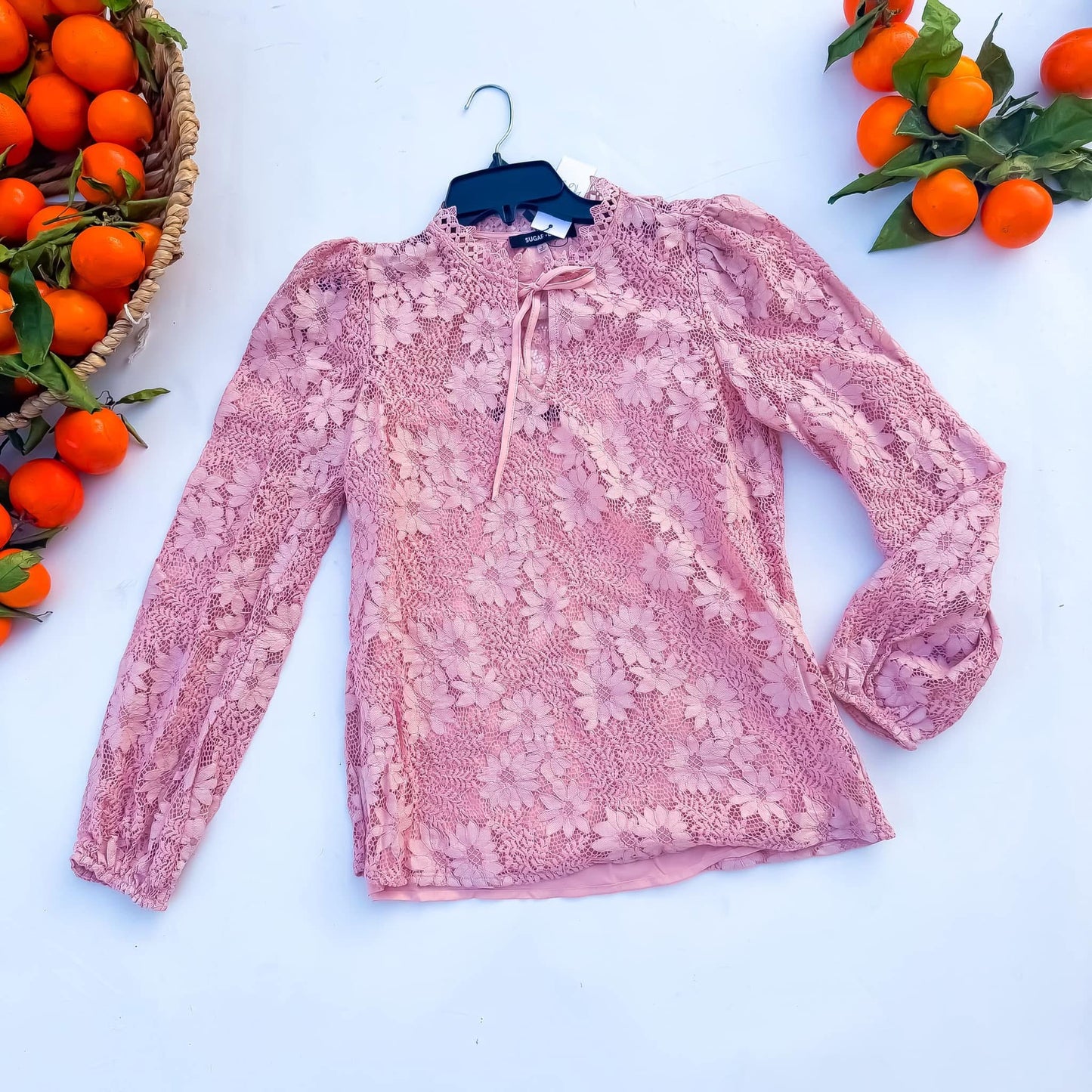 Blush Flower Top