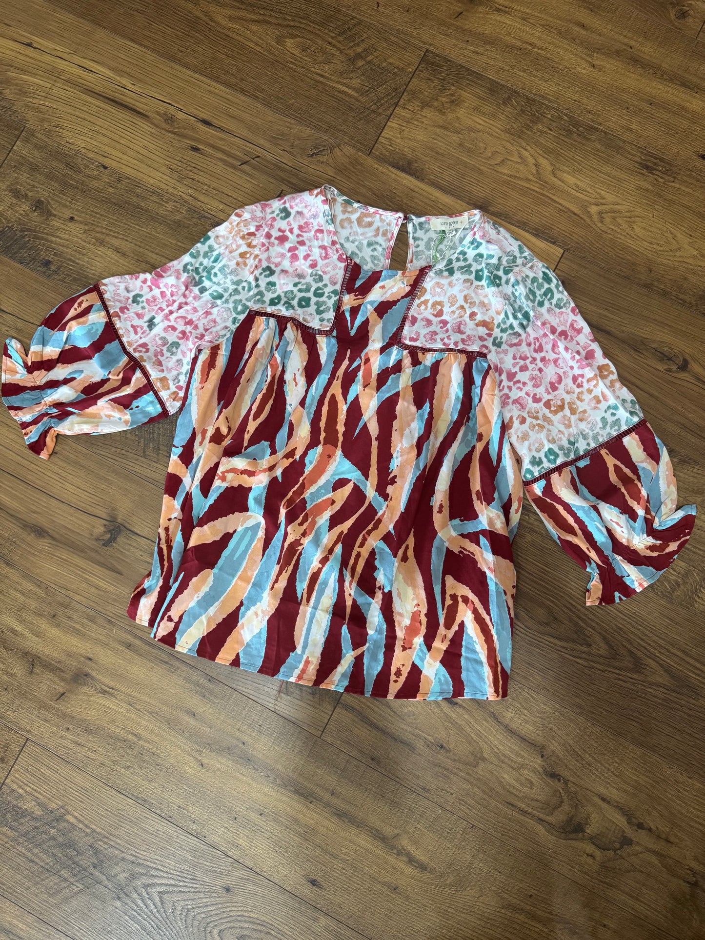 Mixed Print Top- PLUS size