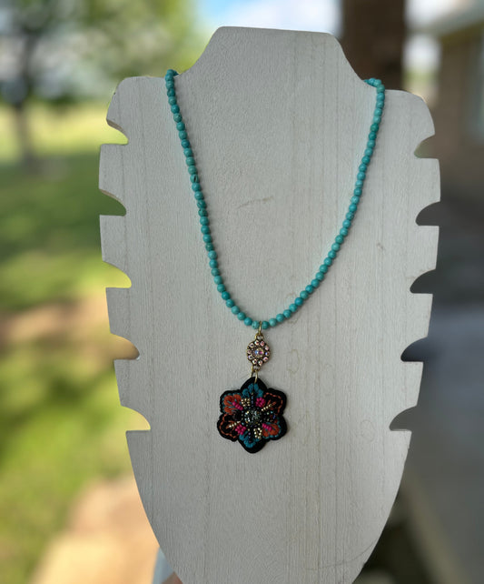 Flower necklace