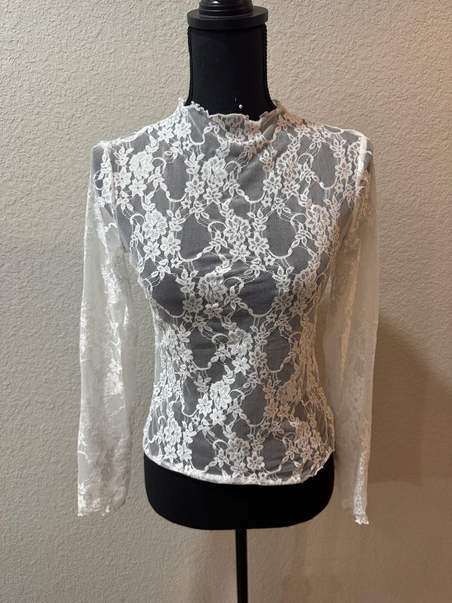 White Sheer Top