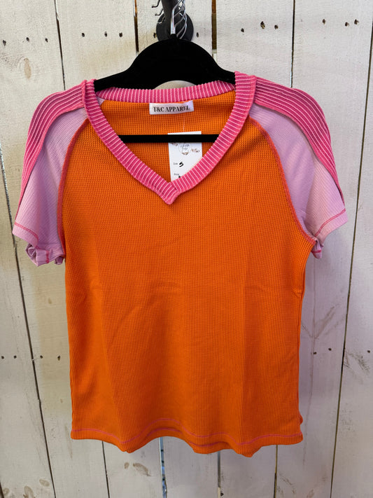 Orange & Pink Top
