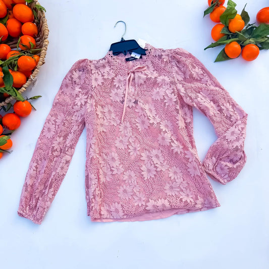 Blush Flower Top